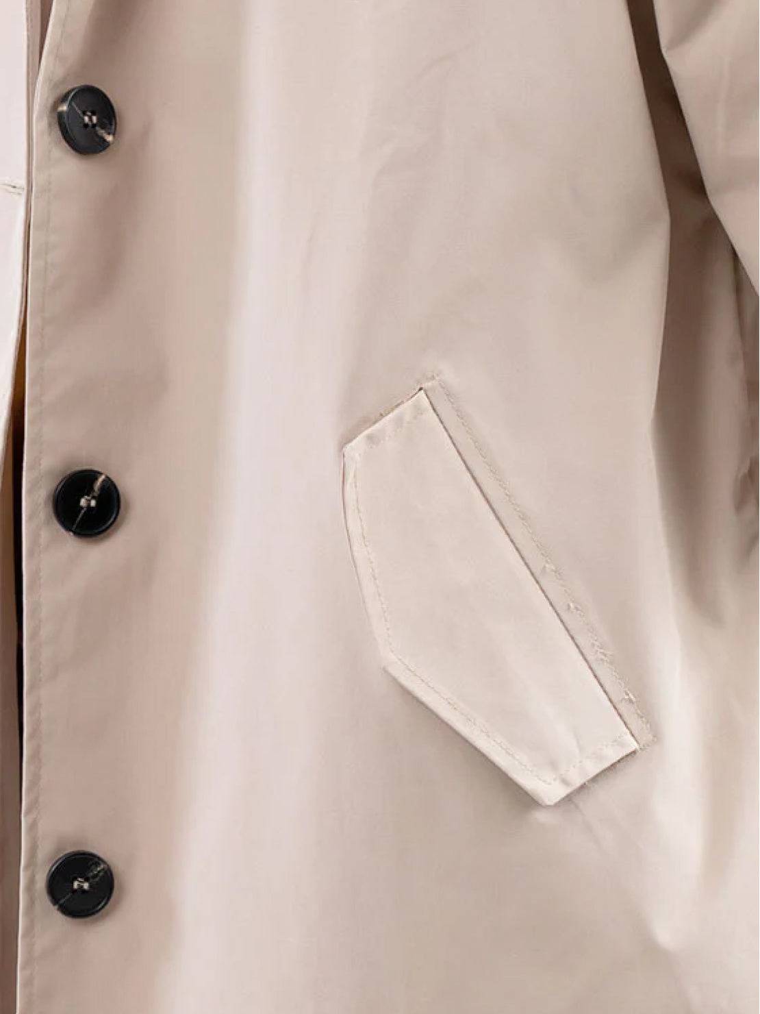 Water Resistant Oversized Hooded Windbreaker Rain Jacket