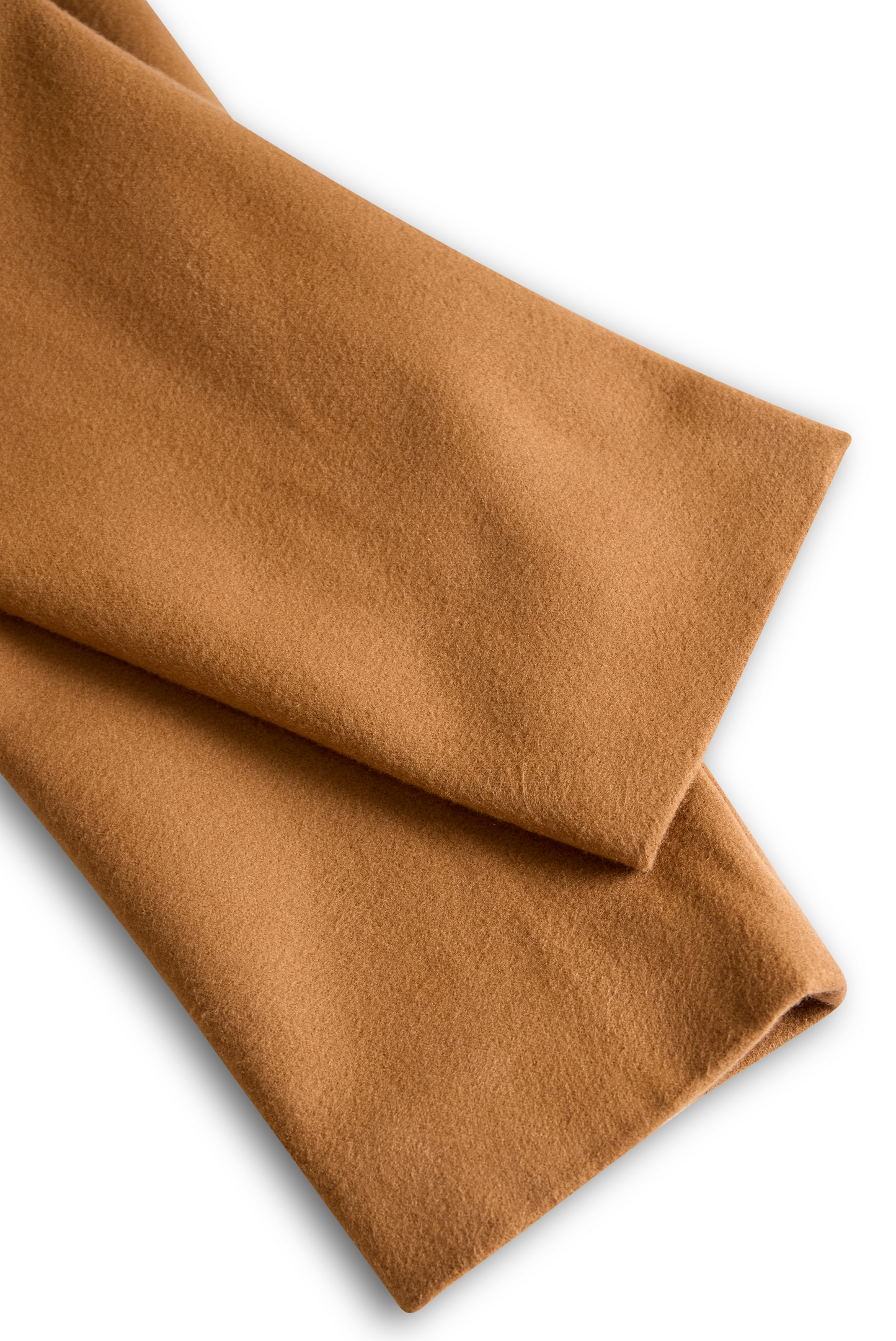 Classic Camel Wool Trench Coat with Belted Silhouette