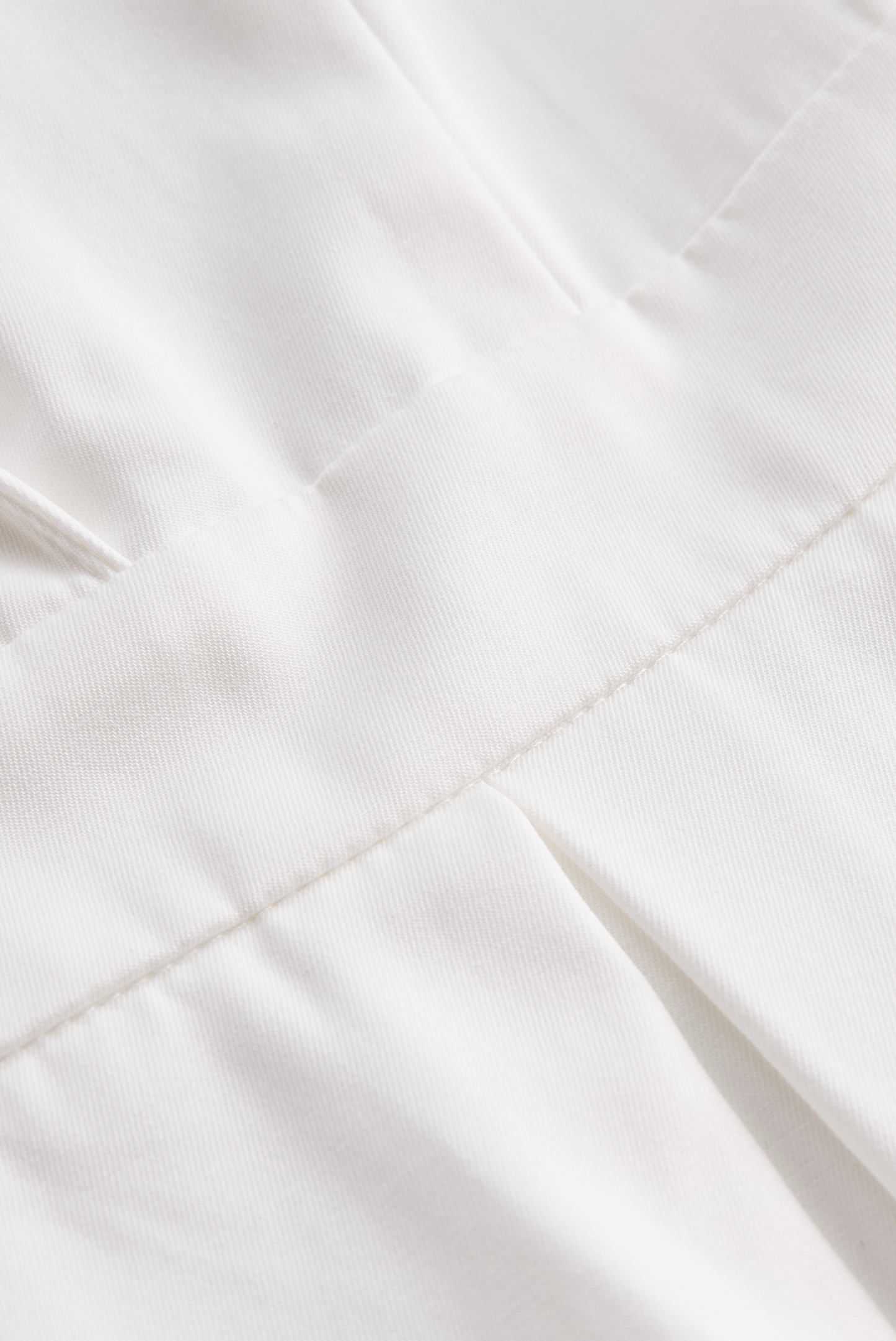 White Pleated Mini Shirt Dress