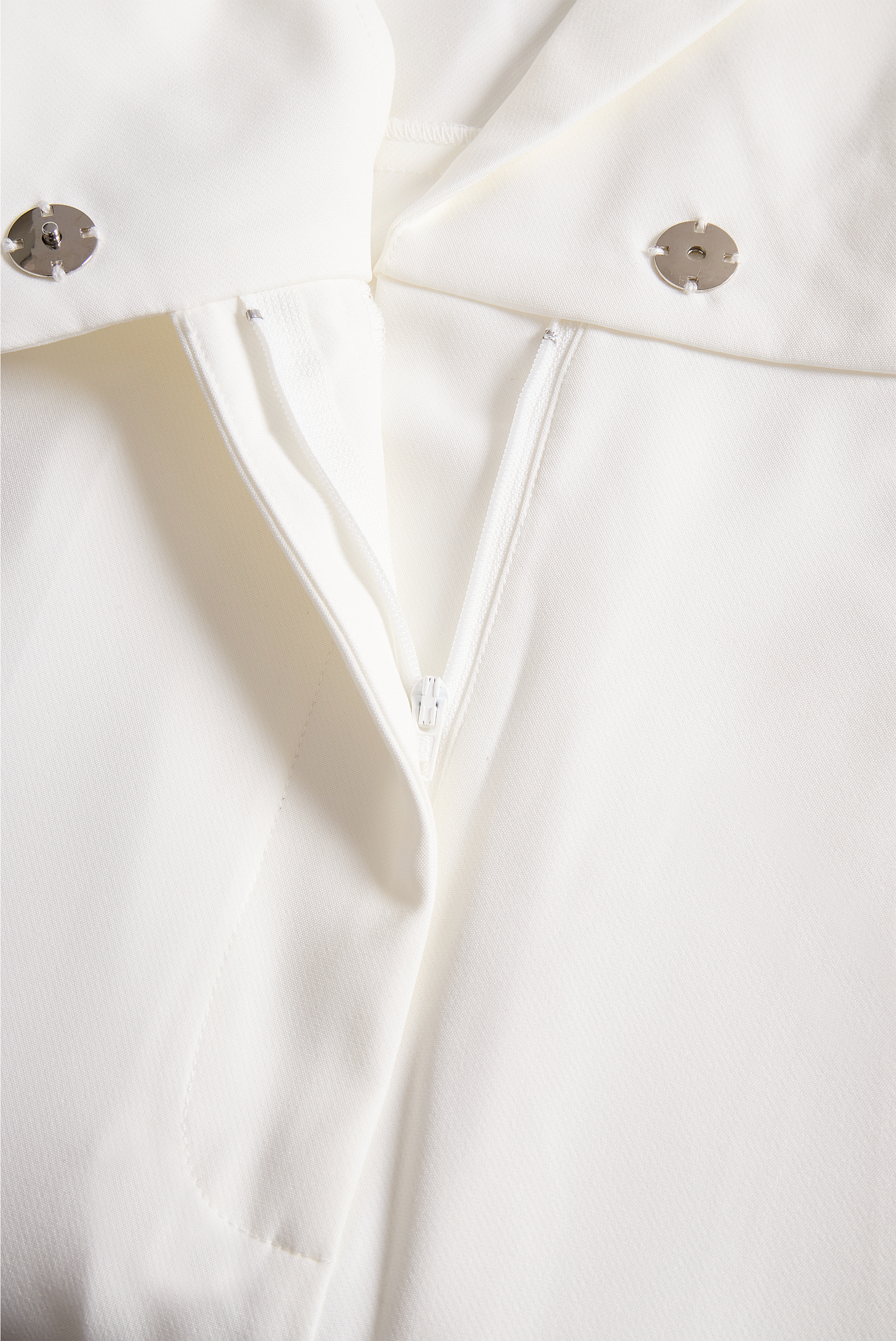 Classic Ivory Belted Jumpsuit