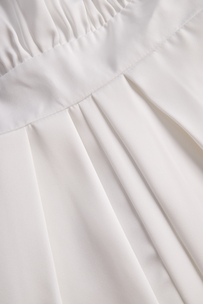 Elegant Satin Halter Jumpsuit With Adjustable Necklace-style Single Chain