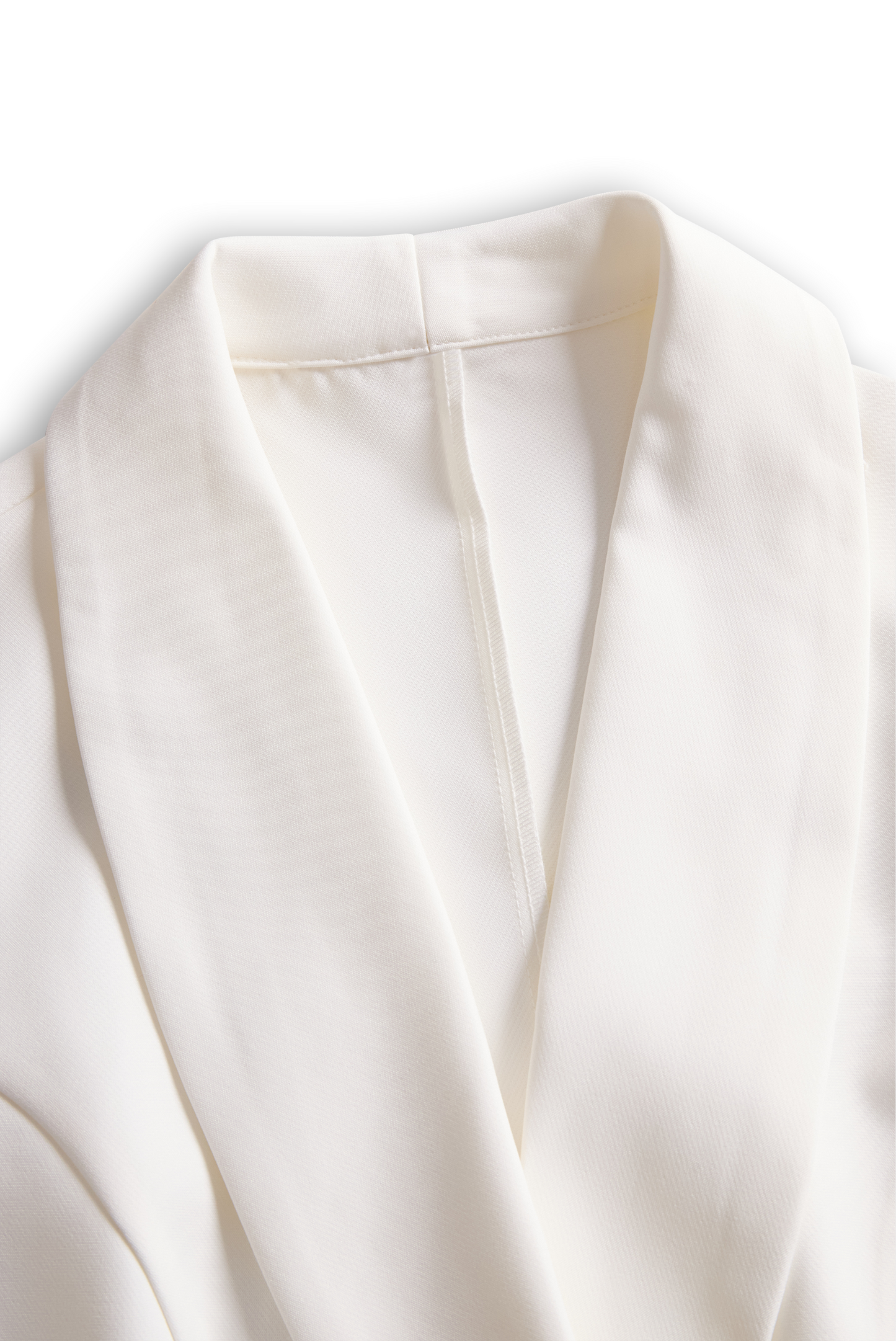 Classic Ivory Belted Jumpsuit