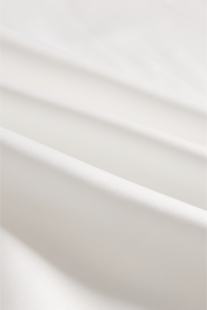 Classic Ivory Belted Jumpsuit