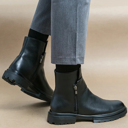 Mercer Leather Ankle Boots