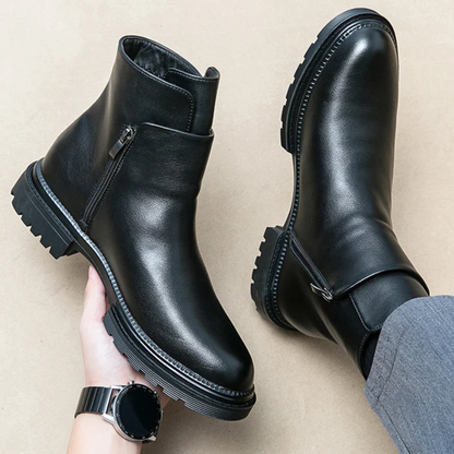 Mercer Leather Ankle Boots