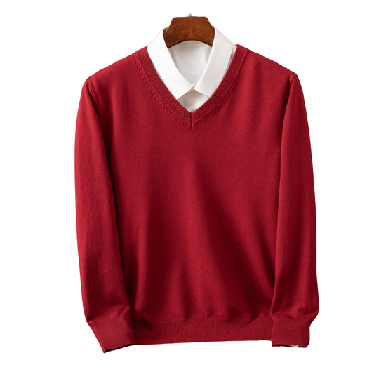 Fairmont Cashmere V-Neck Pullover