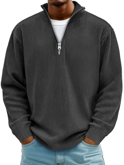 Daniel Zip-Neck Casual Pullover