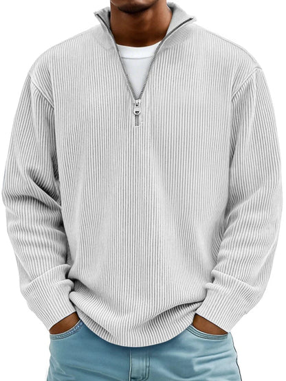 Daniel Zip-Neck Casual Pullover
