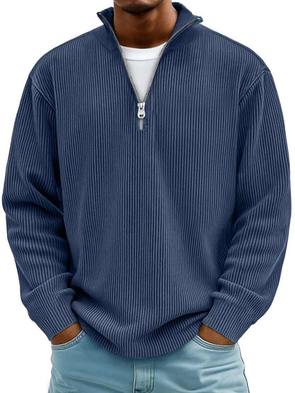 Daniel Zip-Neck Casual Pullover