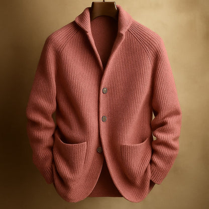 Oliver | Men's Ribbed Wool Cardigan
