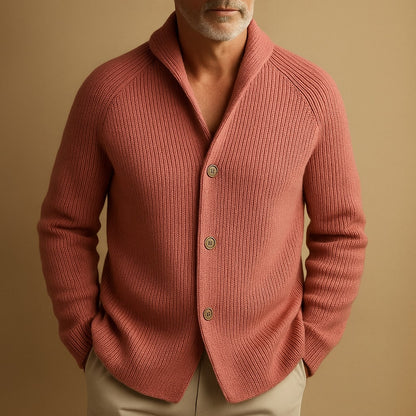 Oliver | Men's Ribbed Wool Cardigan