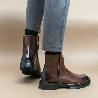 Mercer Leather Ankle Boots
