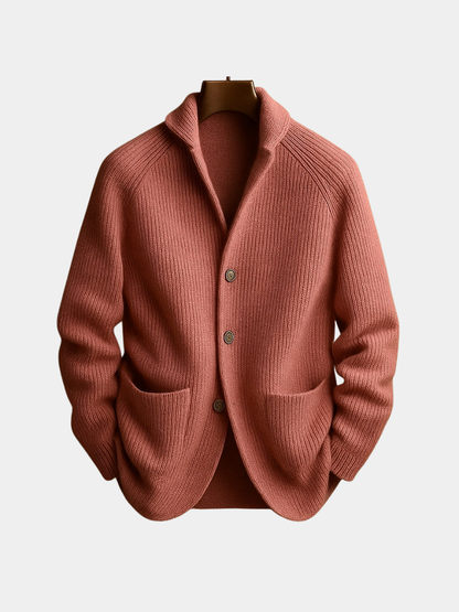 Oliver | Men's Ribbed Wool Cardigan