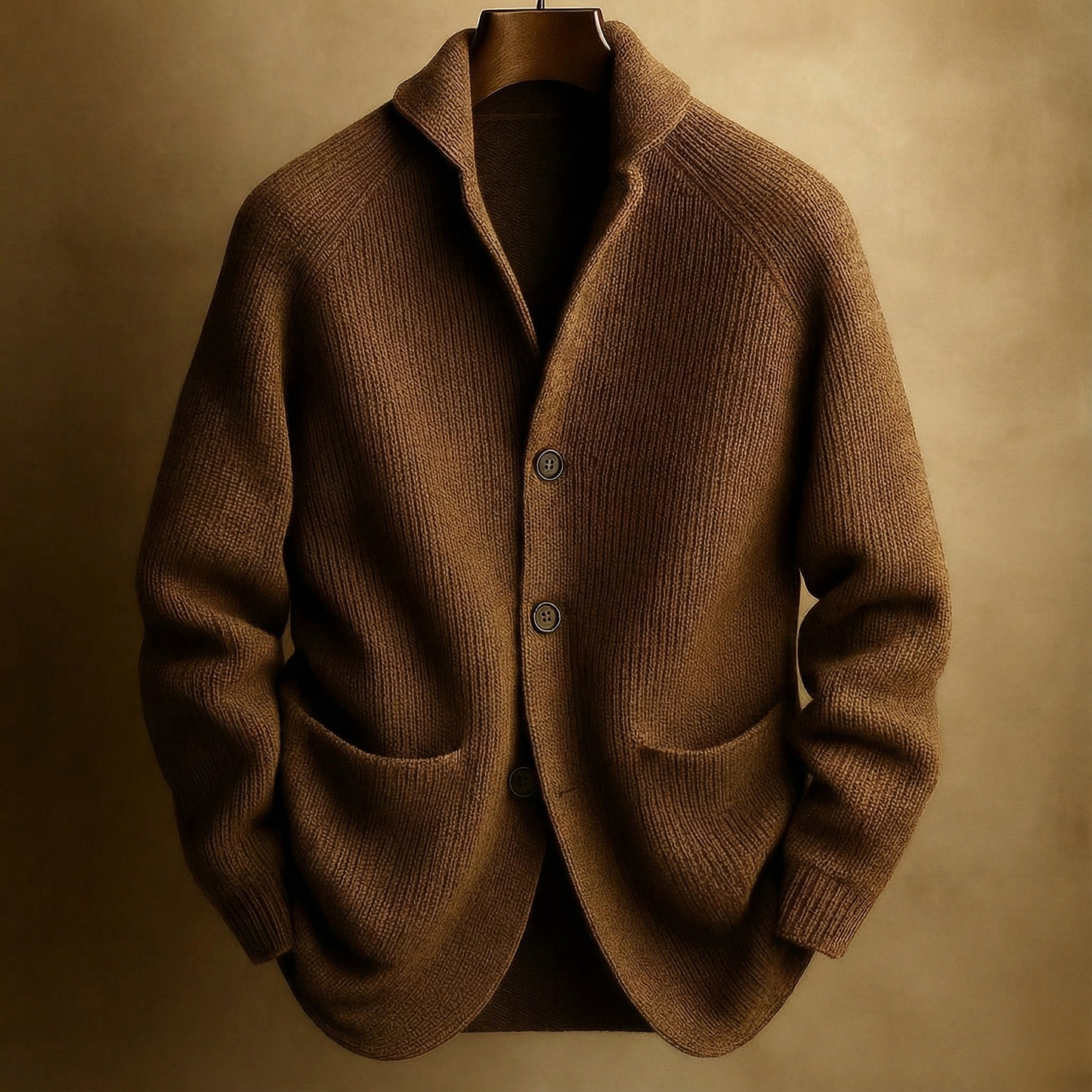 Oliver | Men's Ribbed Wool Cardigan