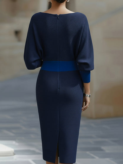 Aurélie Draped Midi Dress