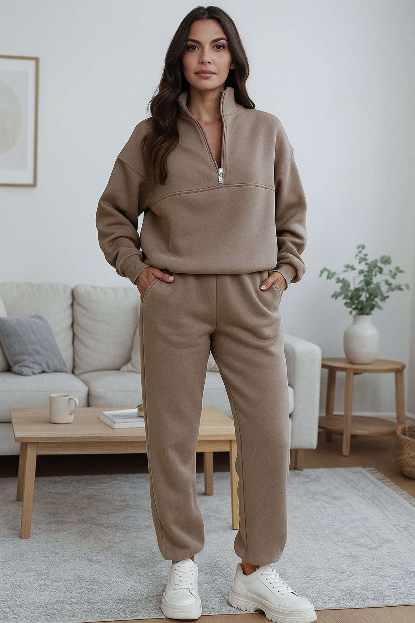 Natalie Travel Cotton Blend Tracksuit