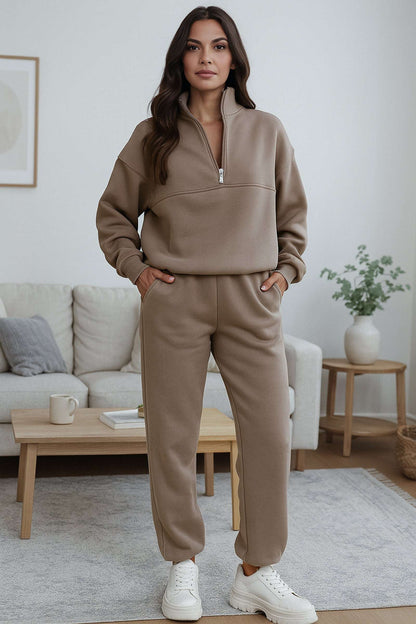 Natalie Travel Cotton Blend Tracksuit