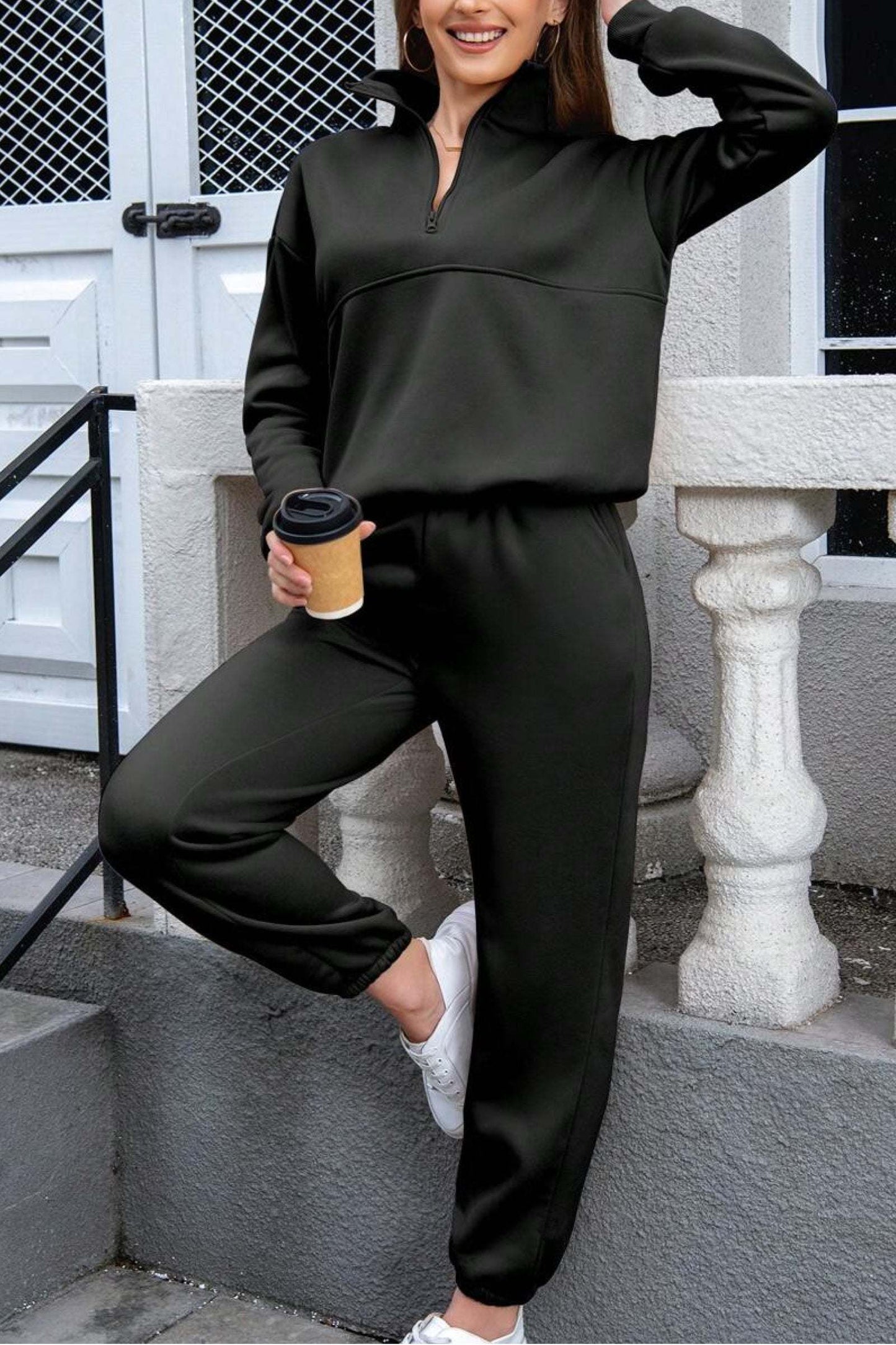 Natalie Travel Cotton Blend Tracksuit