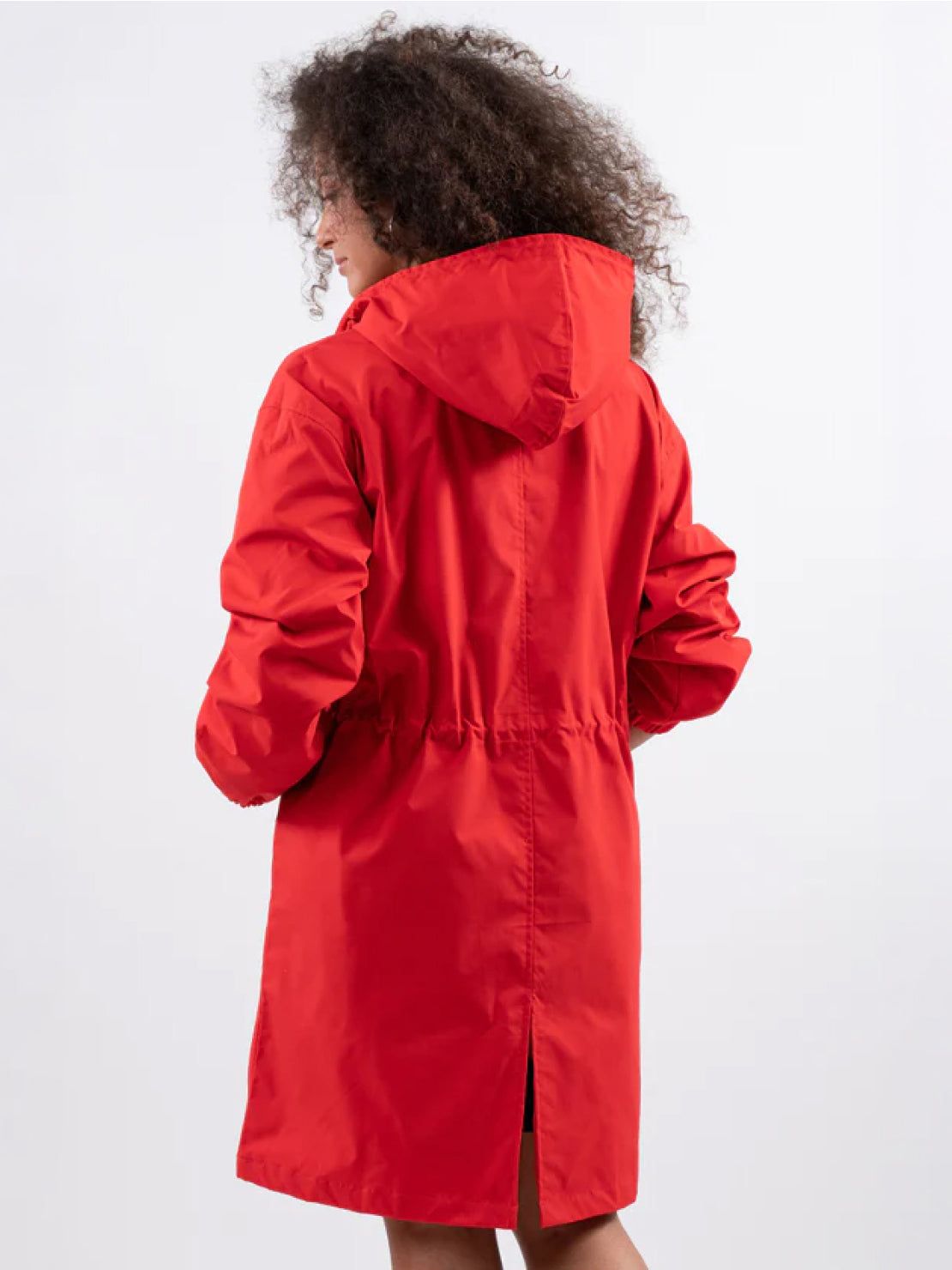 Water Resistant Oversized Hooded Windbreaker Rain Jacket