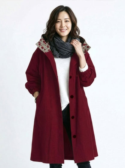 Water Resistant Oversized Hooded Windbreaker Rain Jacket