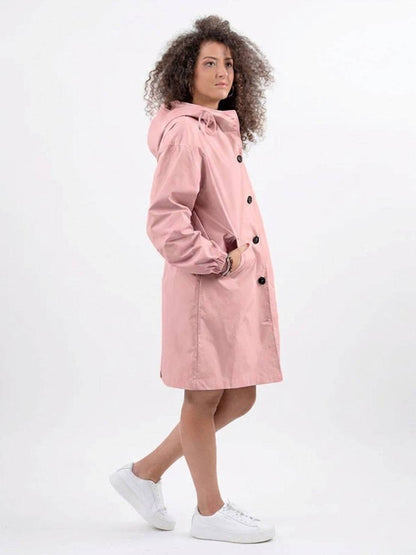 Water Resistant Oversized Hooded Windbreaker Rain Jacket