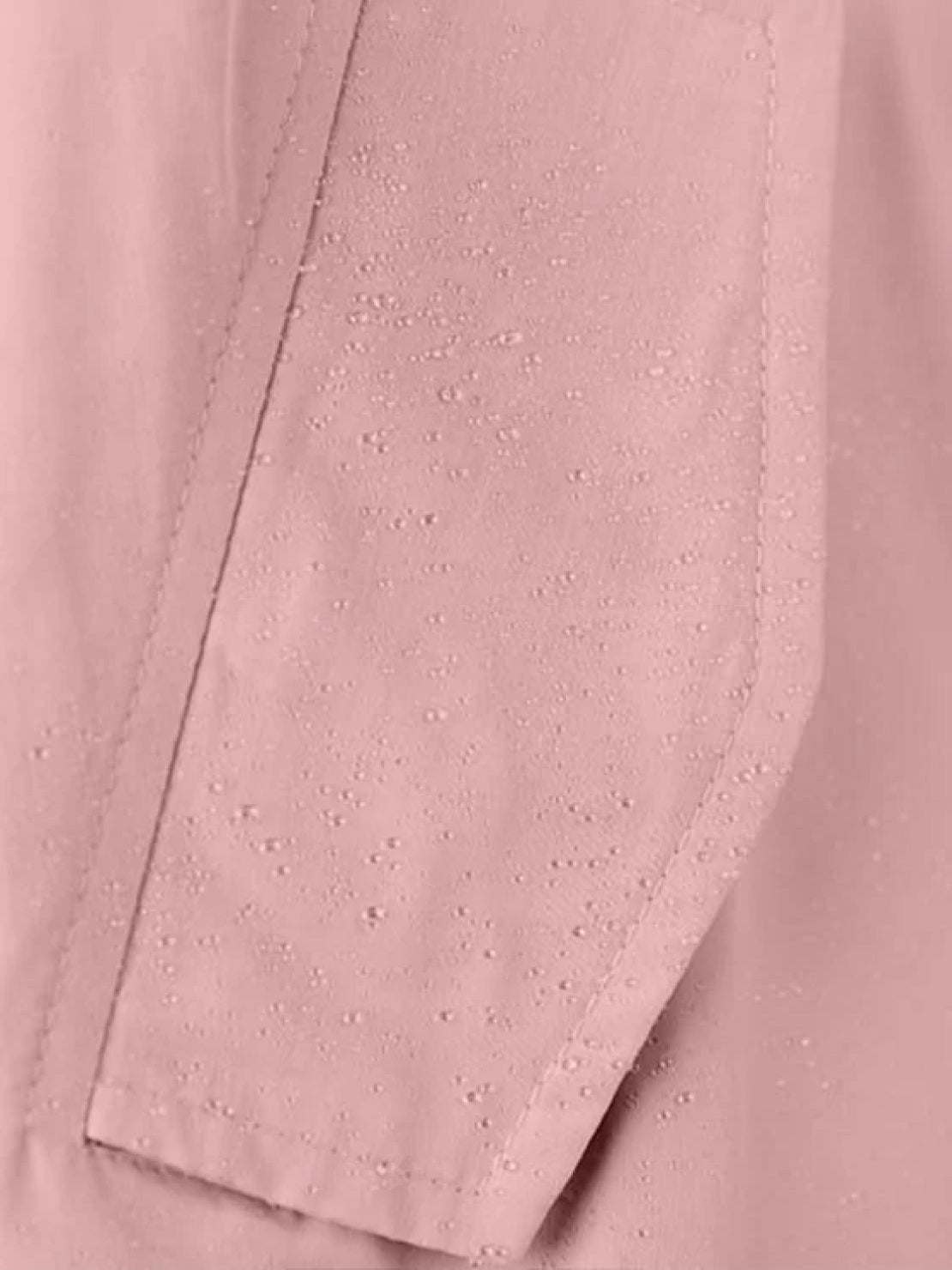 Water Resistant Oversized Hooded Windbreaker Rain Jacket