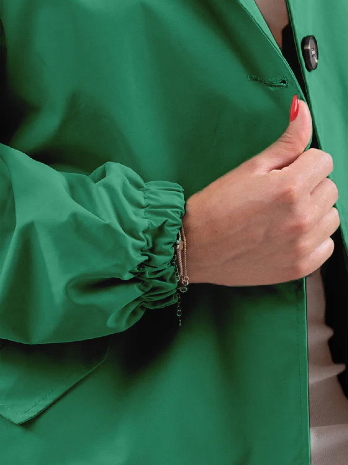 Water Resistant Oversized Hooded Windbreaker Rain Jacket